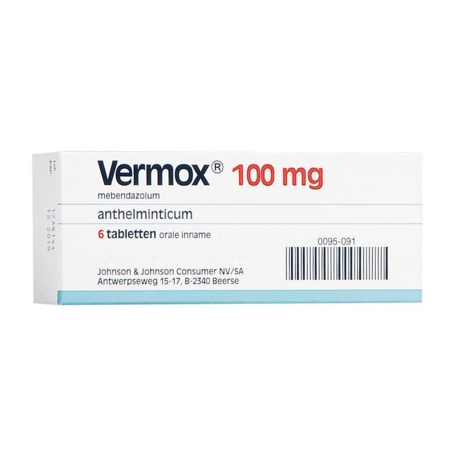 Vermox Wurmkur 100 mg 6 Tabletten